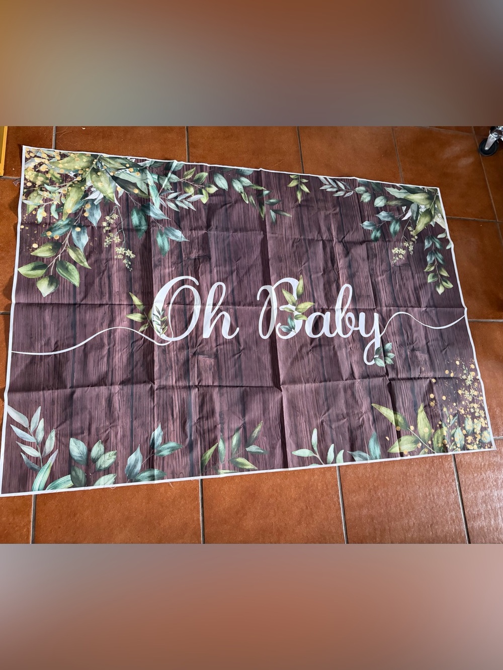 Oh Baby Floral Baby Shower Decorations and Games - Picture 1 of 7